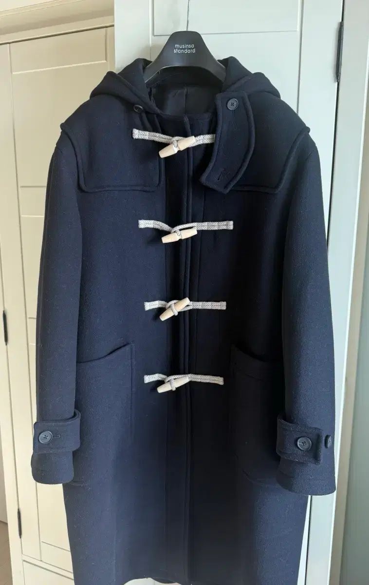 MUSINSA STANDARD ムシンサ　ダッフルコート　ネイビー MUSINSA ムシンサ スタンダード ダッフル コート ネイビー L - メルカリ