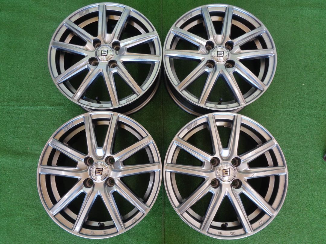 15インチ ホイール 5 J 15 4 H 100 43 ザインSS 4本セット アクア フィット MAZDA 2 神奈川県 atsugiM 3