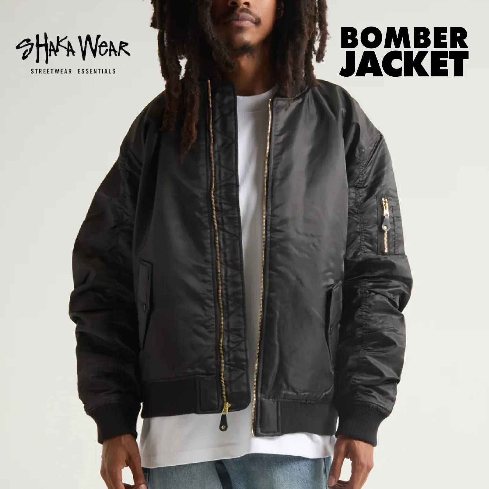 【送料無料】新品未使用 タグ付き SHAKA WEAR MA-1 ジャケット SHAKA WEAR シャカウェア MA-1ジャケット ボンバージャケット メンズ