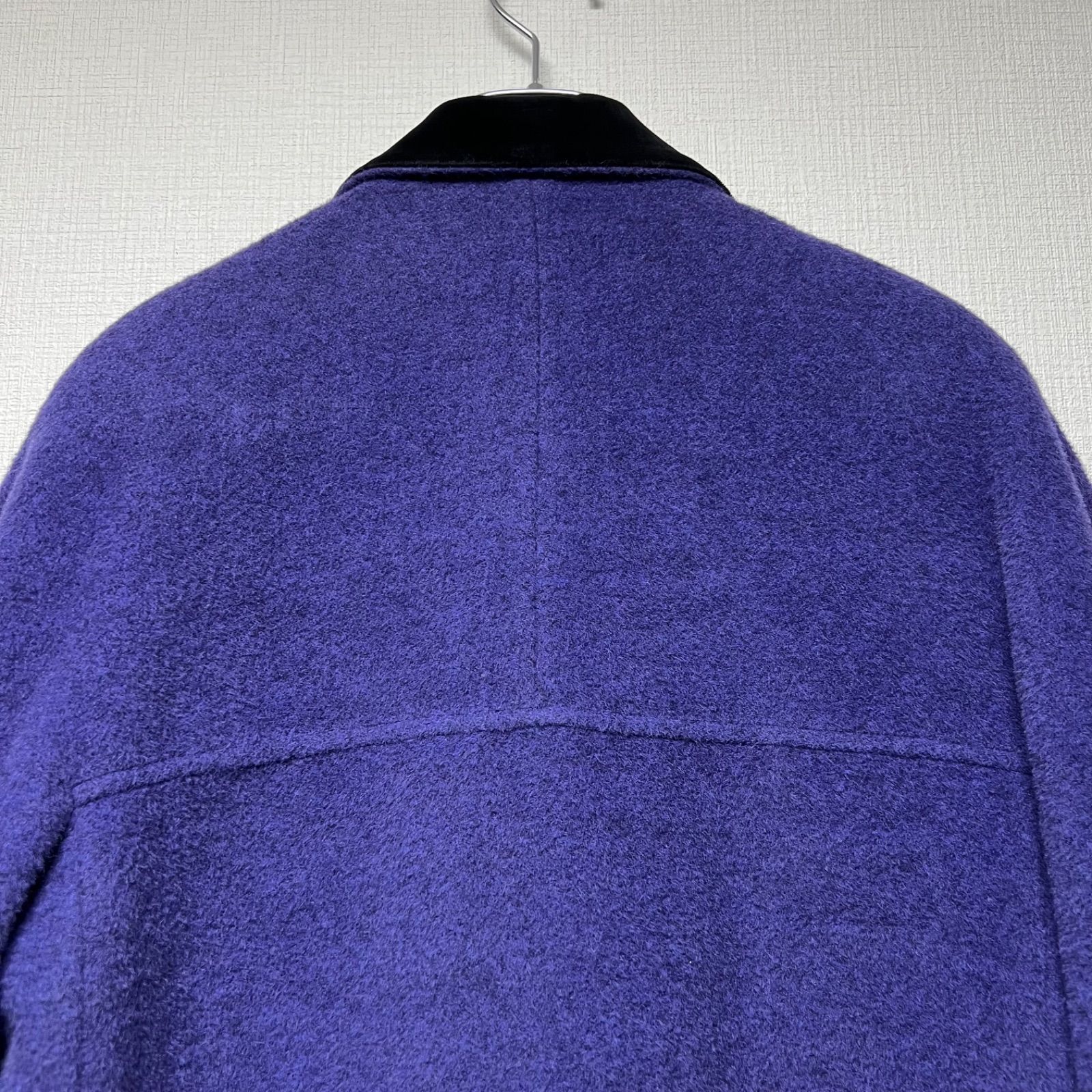 FENDI フェンディ アルパカウール ダブルブレスト トリムチェスター