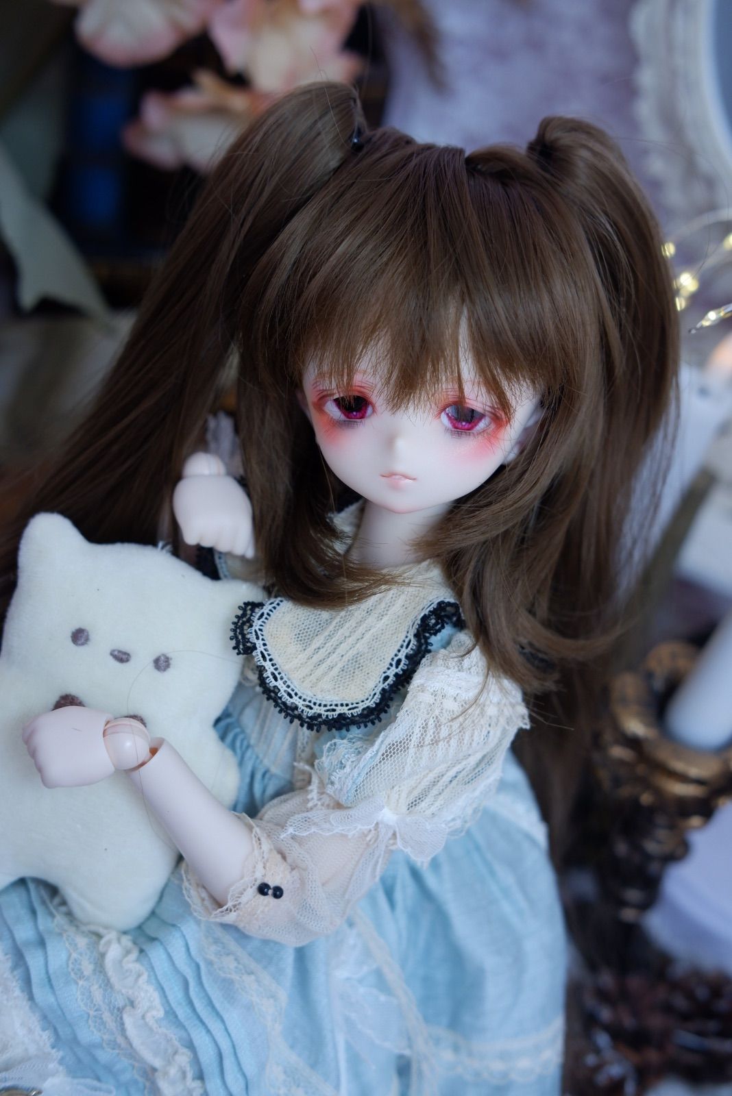 imomodoll 1 4 Cream肌 Corvusカスタムヘッド デカールアイ
