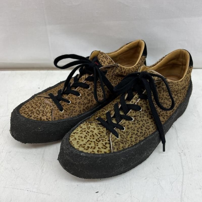 ジョージコックス レオパード ハラコ レザー ラバーソール シューズ