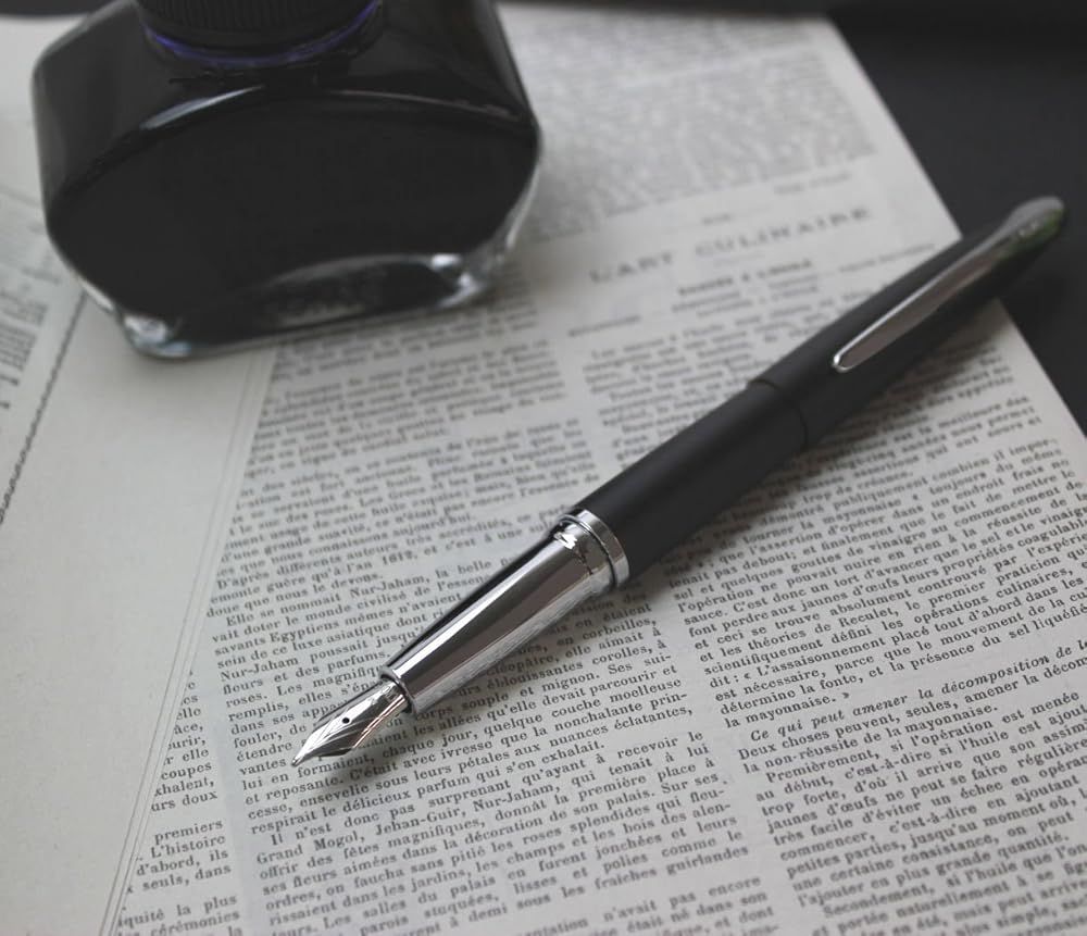 クロス 万年筆 F 細字 ATX 886 3 バソールトブラック