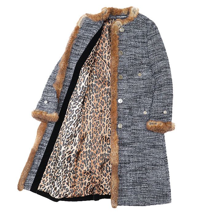 極美品】DOLCE&GABBANA ドルチェアンドガッバーナ ロングコート