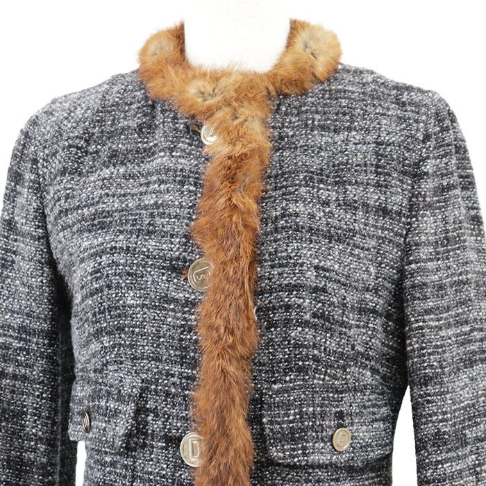 極美品】DOLCE&GABBANA ドルチェアンドガッバーナ ロングコート