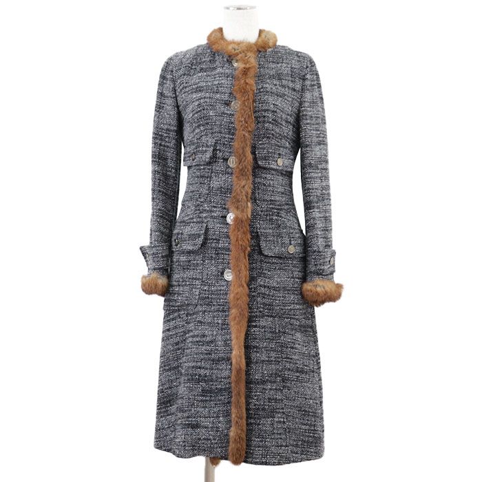 極美品】DOLCE&GABBANA ドルチェアンドガッバーナ ロングコート