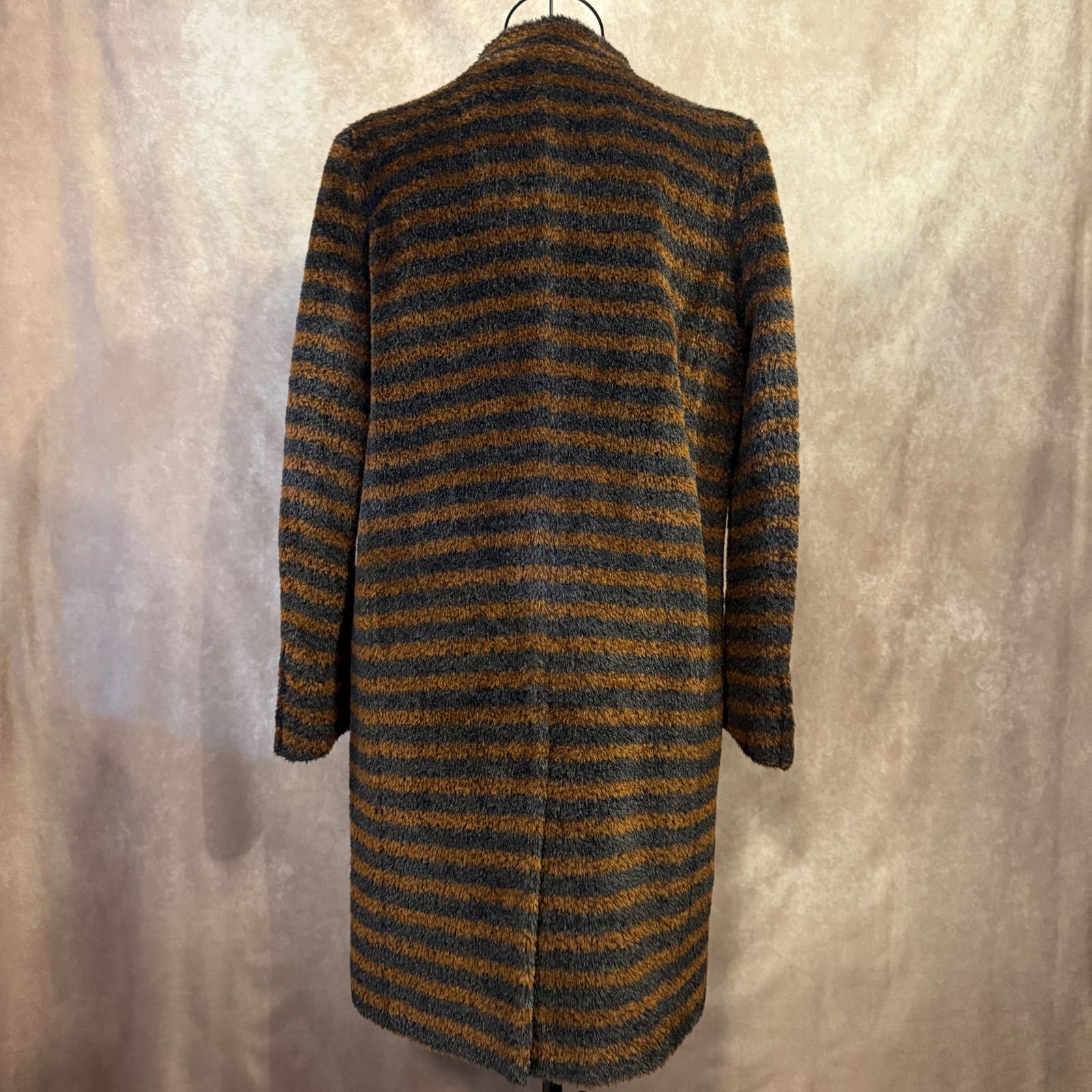 美品 マックスマーラ 大きいサイズ 42 アルパカ シャギーコート ロング丈 極美品 Max Mara マックスマーラ 白タグ ロングコート シャギー