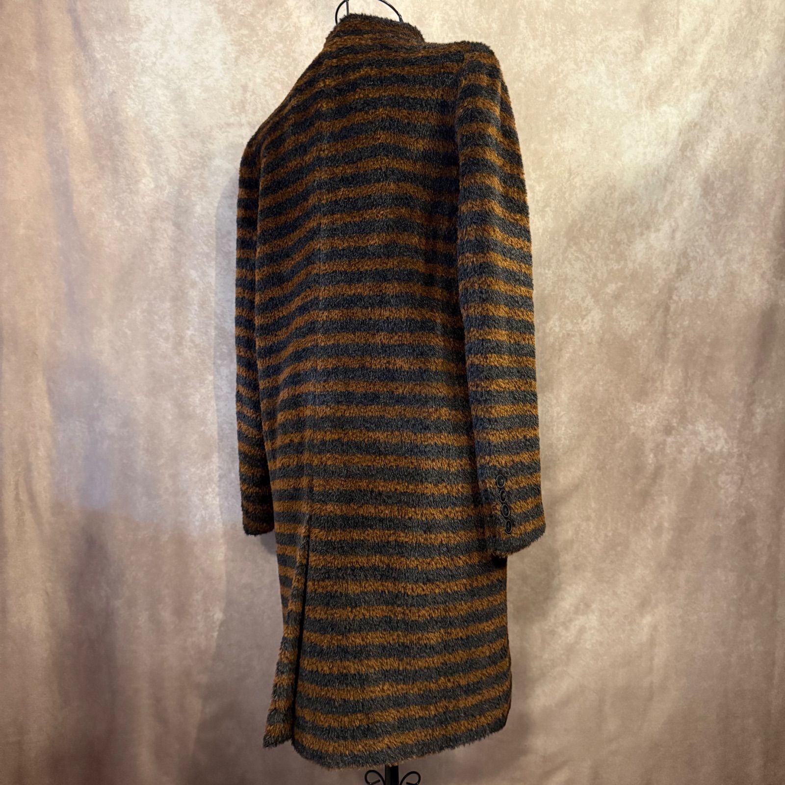 極美品 Max Mara マックスマーラ 白タグ ロングコート シャギー