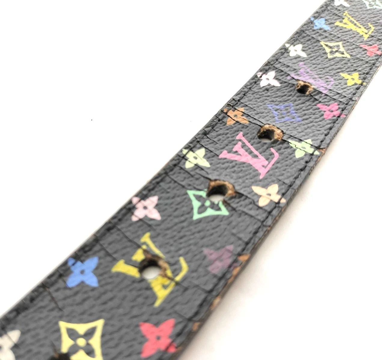  ルイ ヴィトン ベルト サンチュール LV カット マルチ ノワール M 6890 ベルト 小物