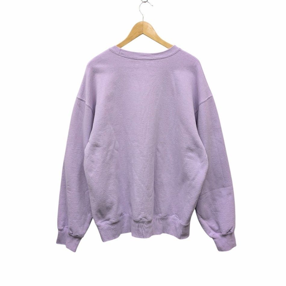 24SS Supreme シュプリーム Established Crewneck Violet スウェット L 