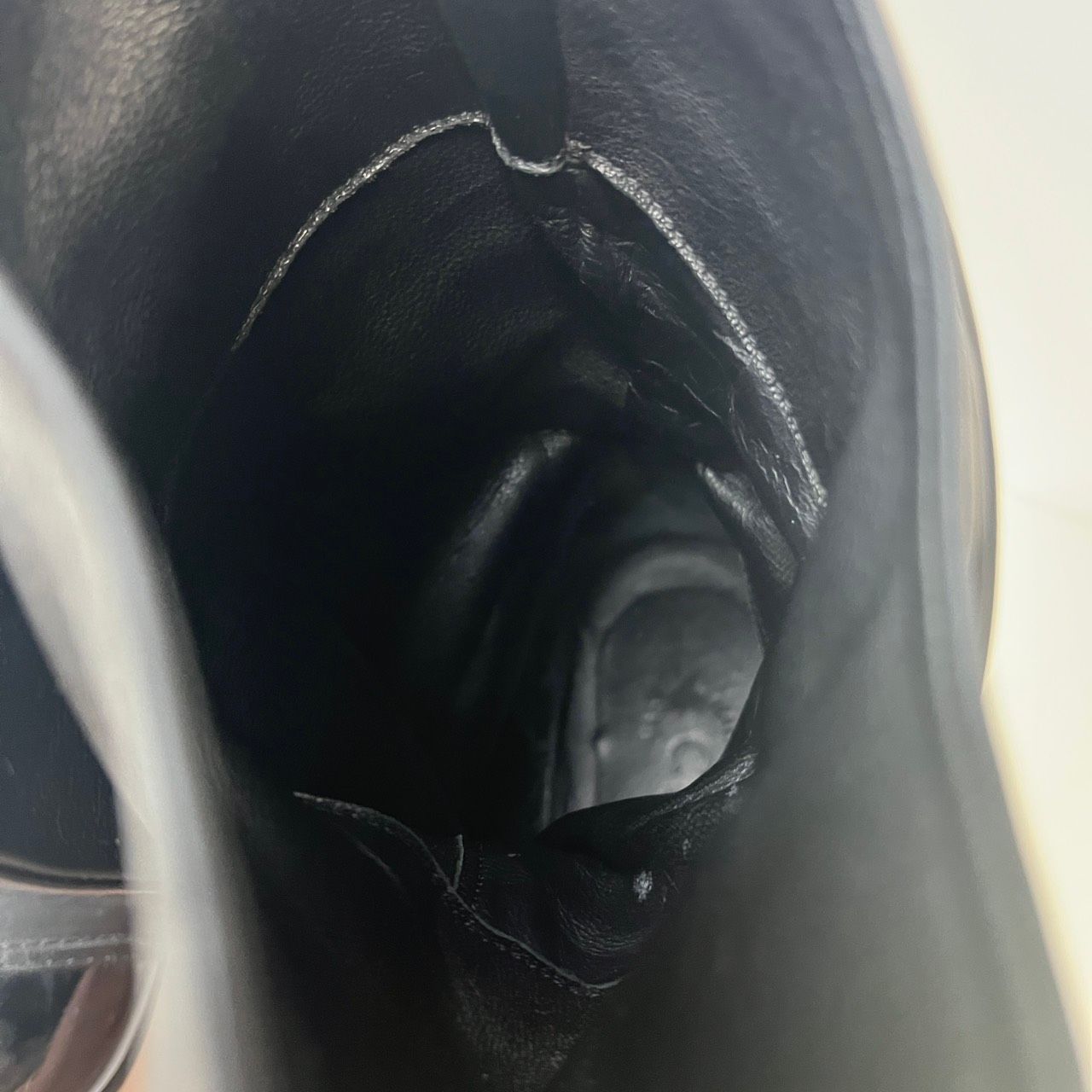  品 CHANEL シャネル レザー エナメル ブーツ ブラック サイズ表記無し 183-251213-SS-01-ich ワークブーツ ブーツ