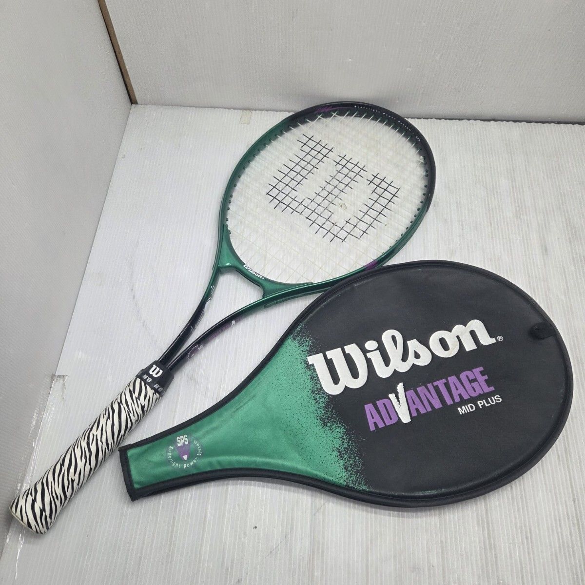 S00639ウィルソン ADVANTAGE 硬式 テニス ラケット ケース付 - メルカリ