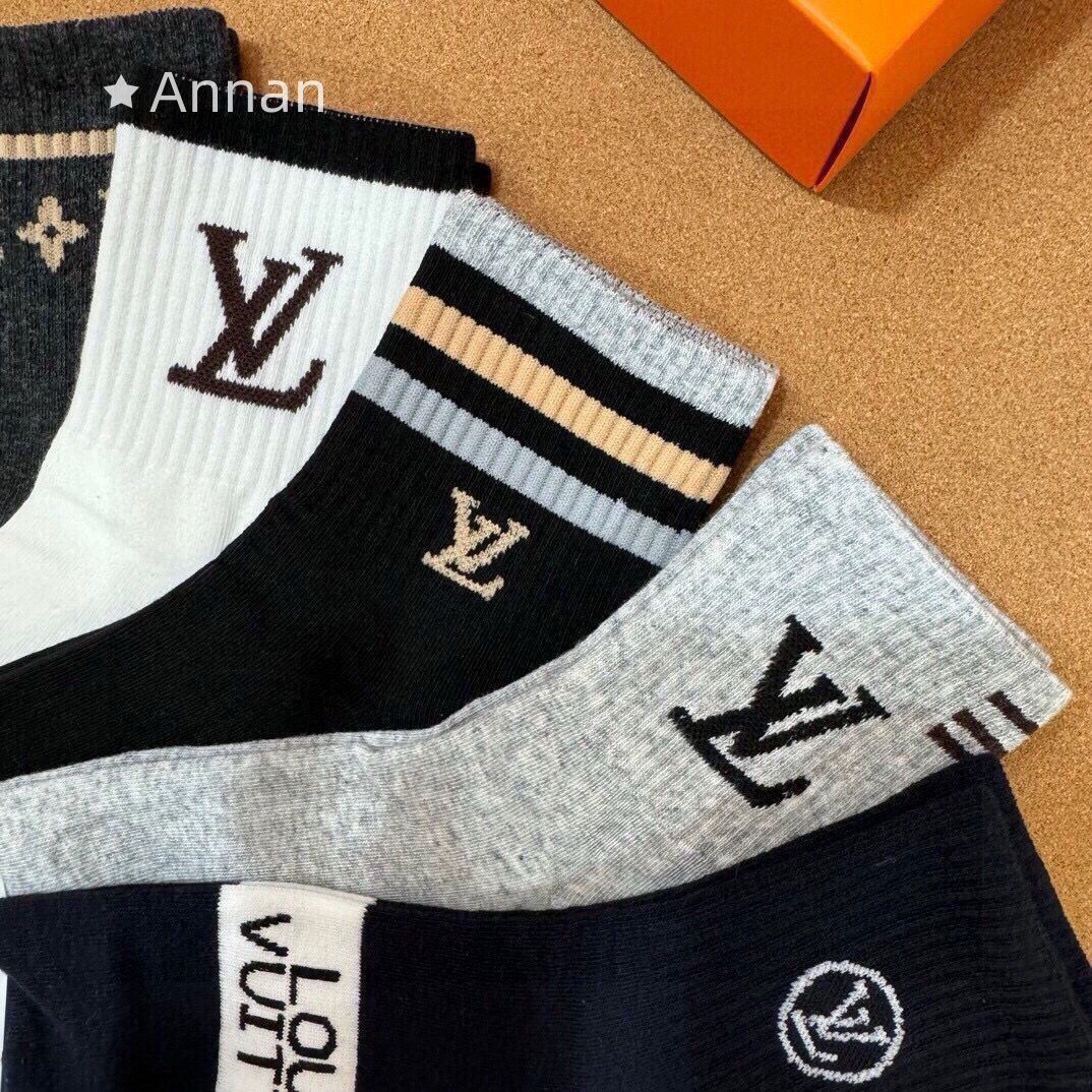 最終値下げ LOUIS VUITTON ルイヴィトン メンズ ソックス 靴下 - メルカリ