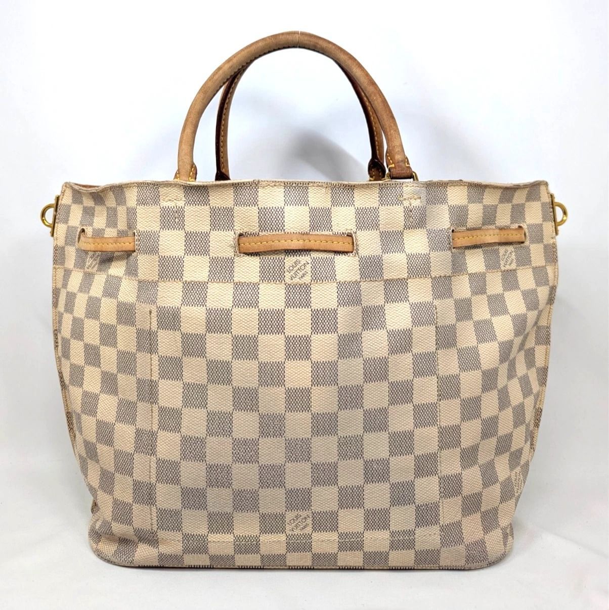 本物】ルイ ヴィトン 2WAY バッグ ジロラッタ ダミエ アズール N41579