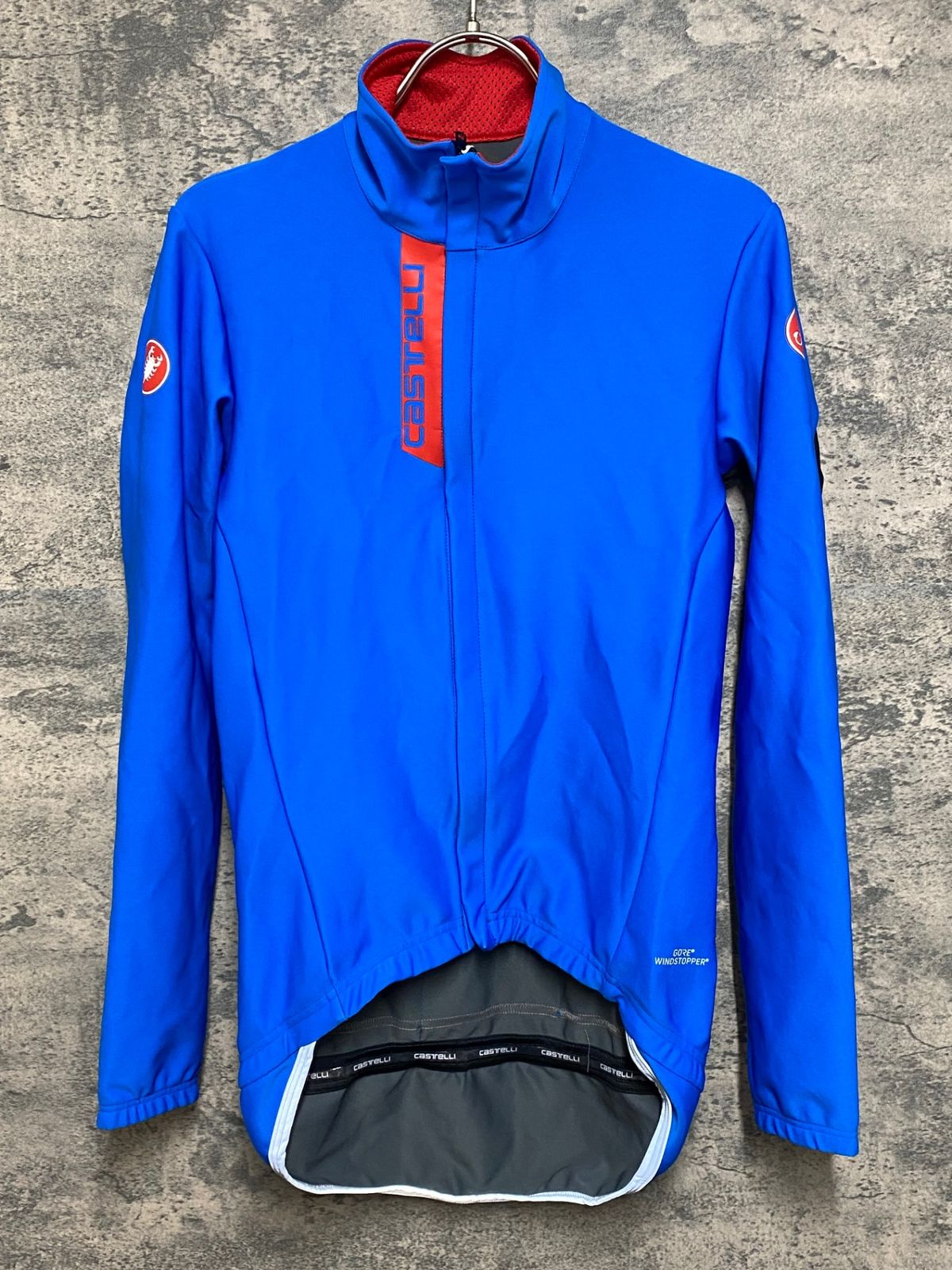 JS470 カステリ CASTELLI AERO LITE JKT 長袖 サイクルジャケット 水色