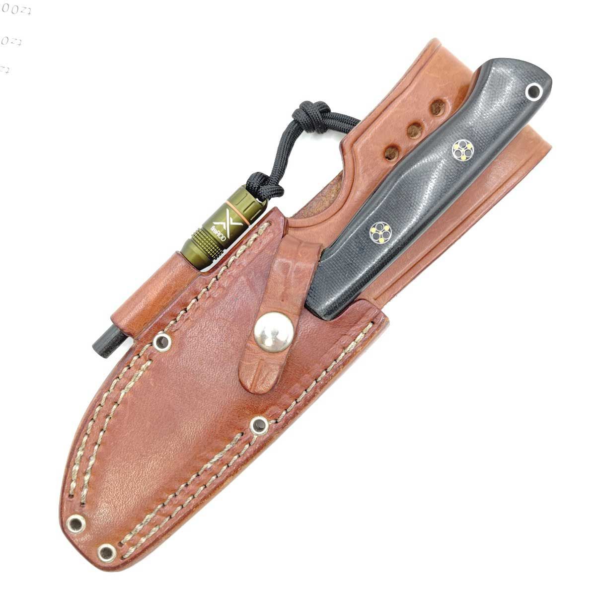  BarkRiver バークリバー ブラボー1 モザイクピン CPM 3 V ナイフ ファイヤーロッド付 アウトドア ナイフ ツール アウトドア