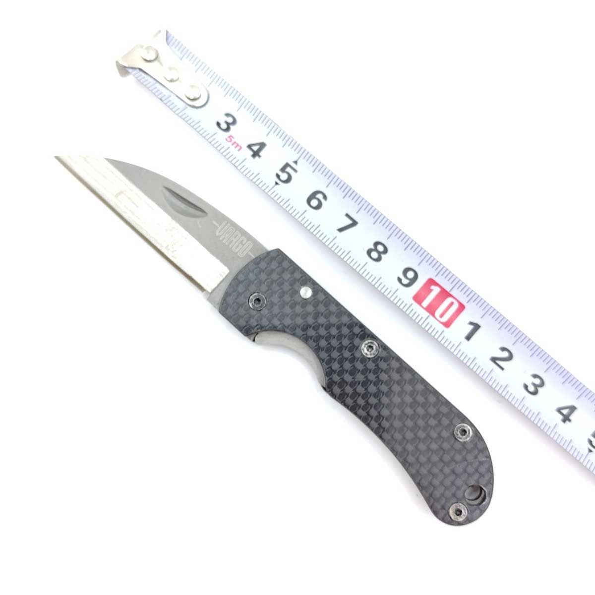 バーゴ VARGO Ti Carbonフォールディングナイフ T 451 アウトドア