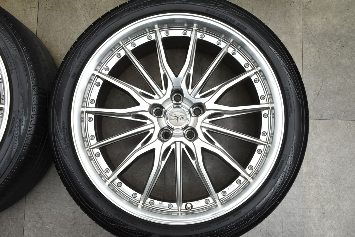  ドレスアップ用に DORFREN HYVAA ドルフレン 20 in 8 5 J 35 PCD 114 3 ヨコハマ ブルーアース RV 03 245 40 R アルファード ハリアー 20インチ タイヤ ホイールセット