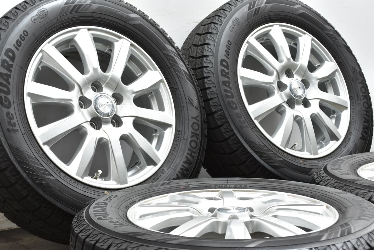 バリ溝 JOKER 15 in 6 J 45 PCD 100 ヨコハマ アイスガード iG 60 195 65 R レクサス CT プリウス ウィッシュ カローラスポーツ セダン