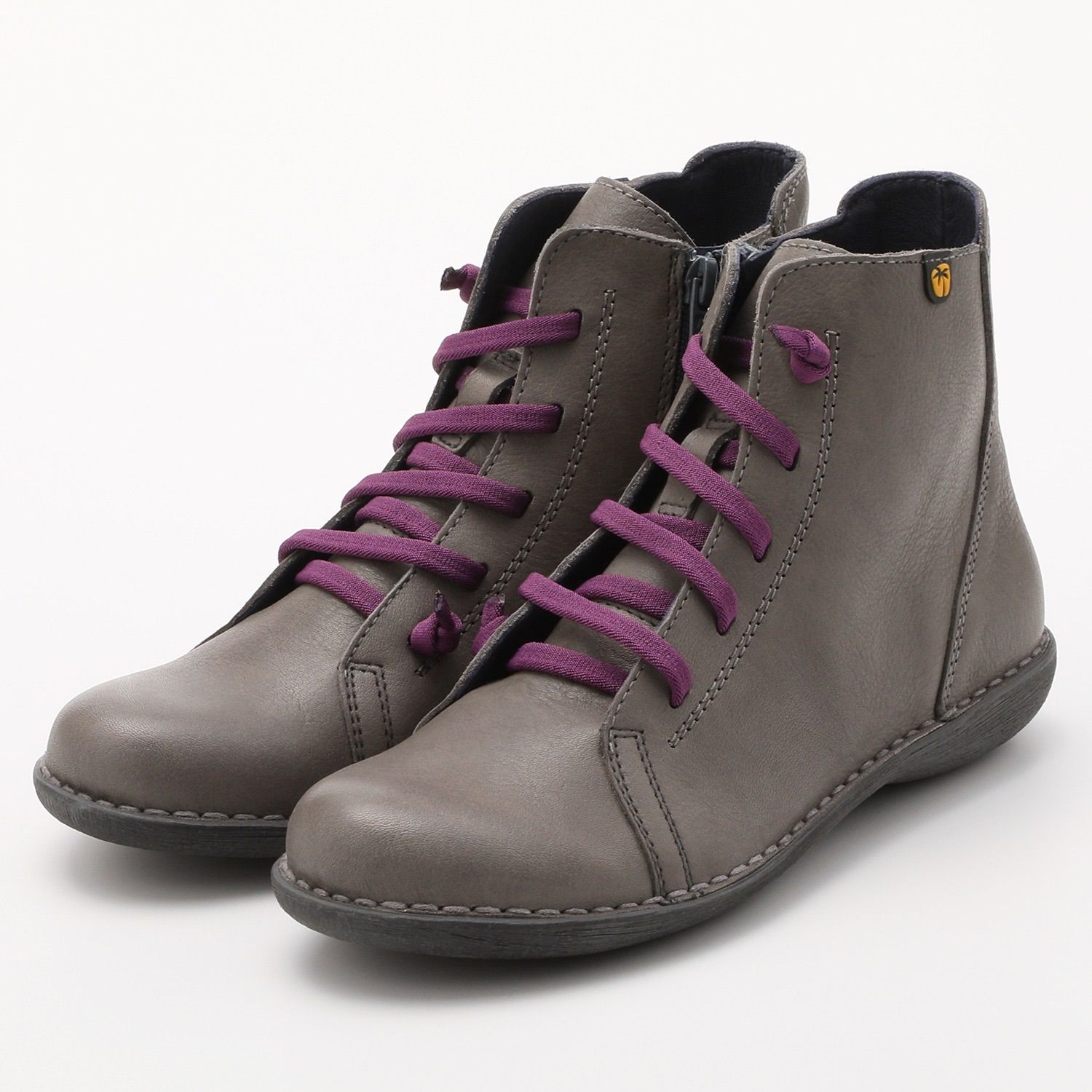 OG 22 Jungla ジャングラ 牛革 ラバーソール ハイカットシューズ グレー レディース 38