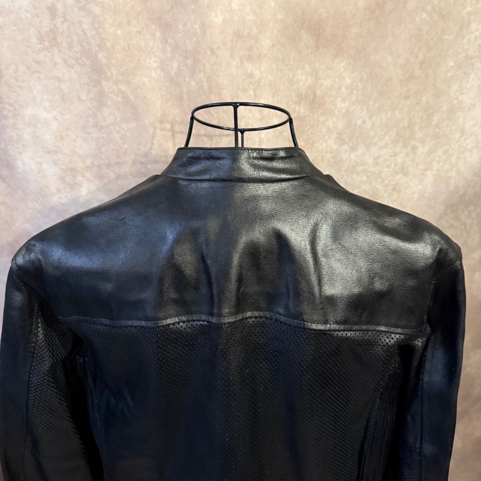 HARLEY DAVIDSON ハーレーダビッドソン パンチングレザージャケット L