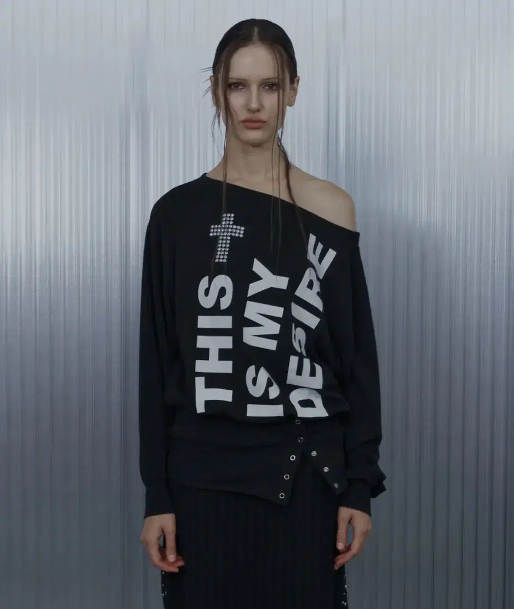 セットアップエクス BOLD LETTERING LOOSE TOP 【公式通販】
