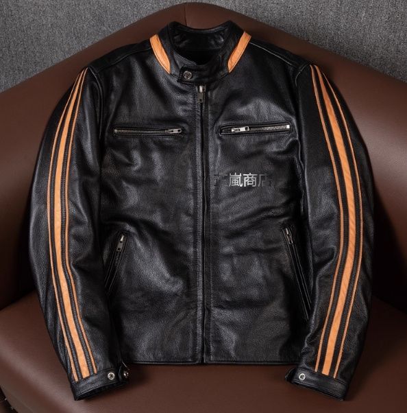 爆売れ商品 バイカージャケット 本革頭層牛革レザー メンズ モーターサイクルライディングコート