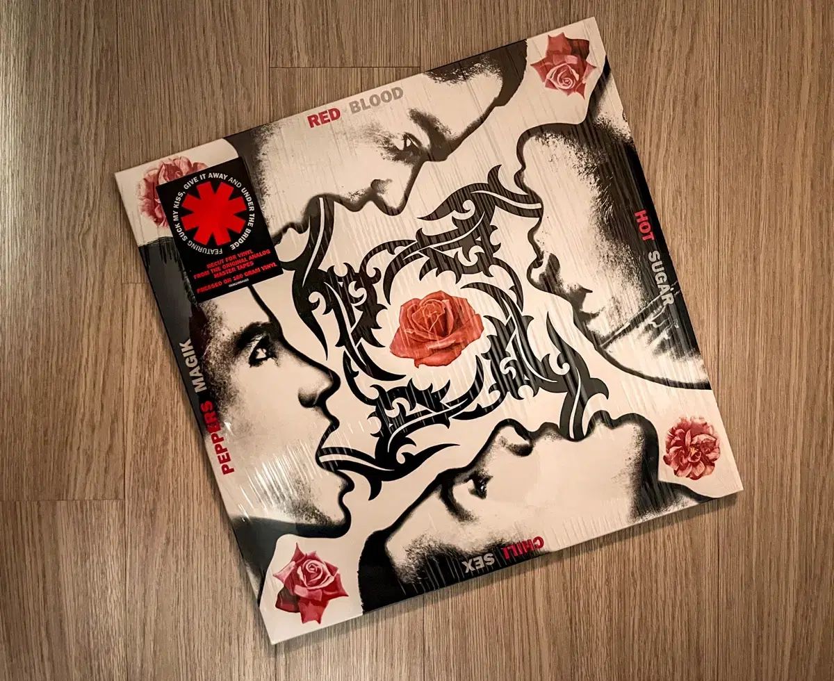 赤 HOT Face the Sun チリ ペッパーズ Blood Sugar LP 記録