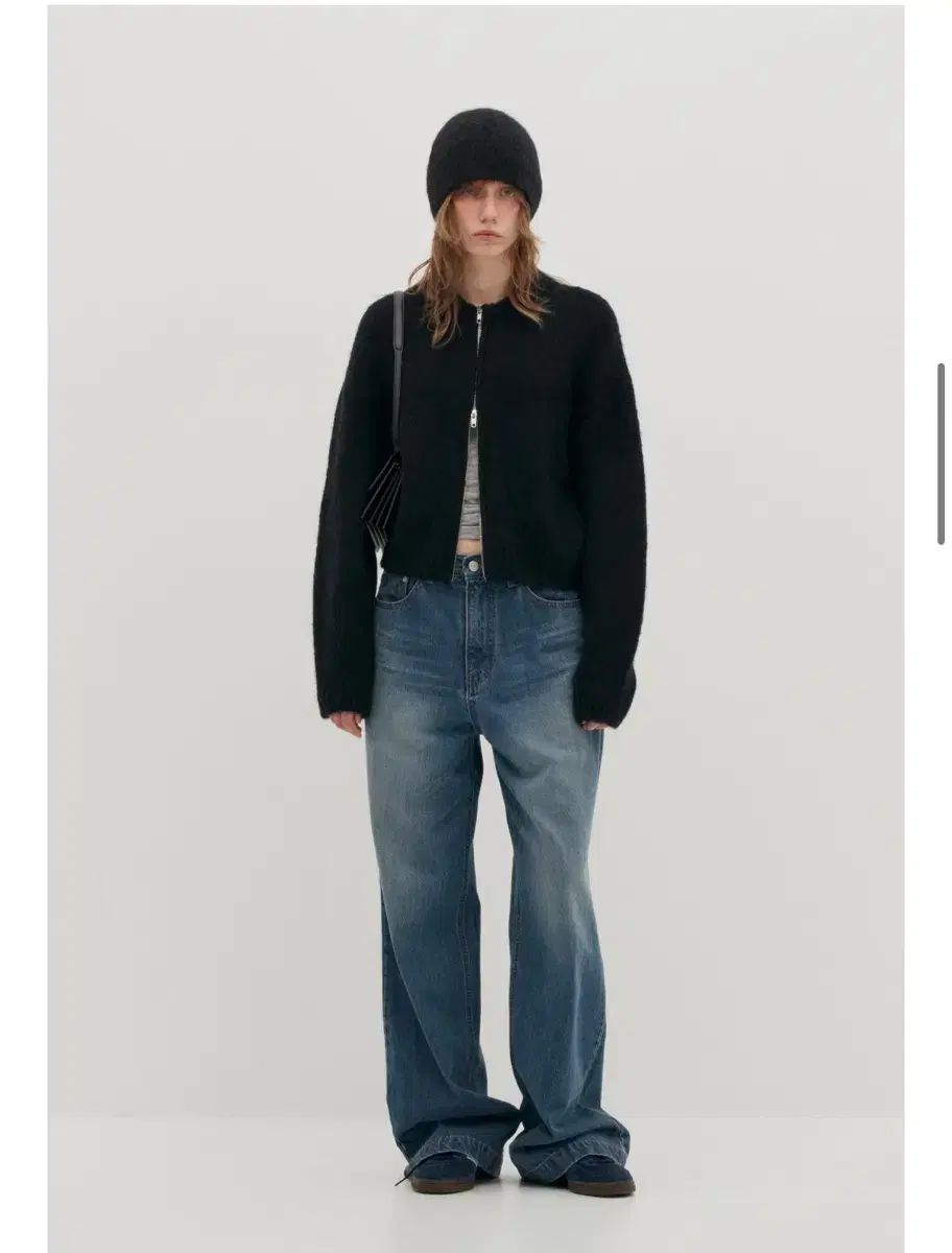 LOW CLASSIC ALPACA ZIP-UP CARDIGAN ロウ クラシック アルパカ ジップ