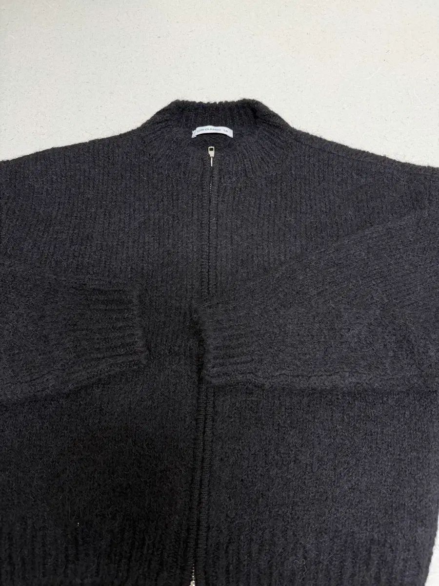 LOW CLASSIC ALPACA ZIP-UP CARDIGAN ロウ クラシック アルパカ ジップ