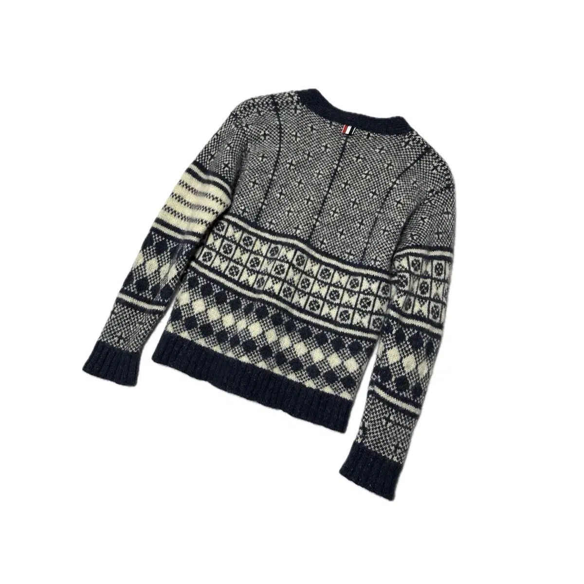 トム・ブラウン フェアアイル 4バー カーディガン - メルカリ