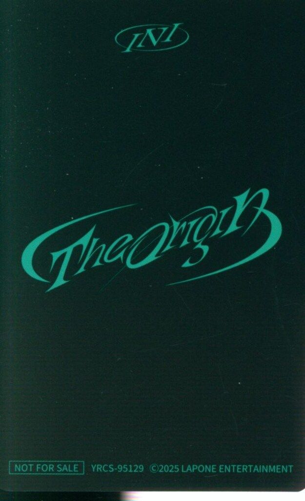 INI The Origin IN(I)SIDE ver. 木村柾哉　田島将吾 INI The Origin IN(I)SIDE ver. 木村柾哉 田島将吾 INI The Origin IN(