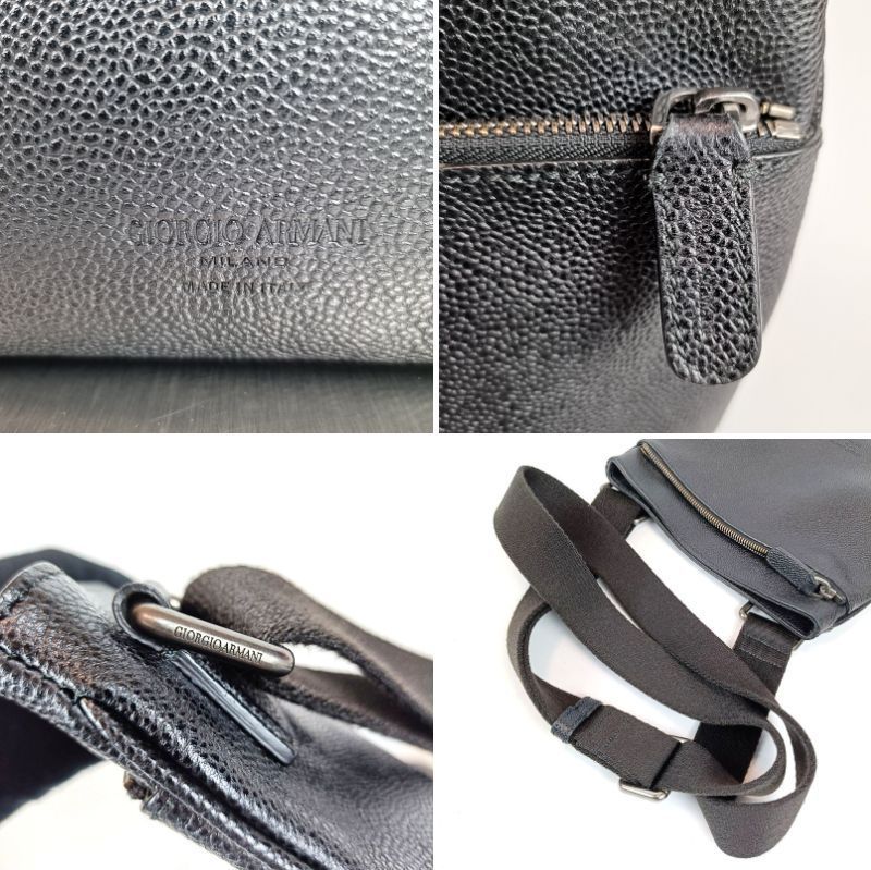 GIORGIO ARMANI ジョルジオアルマーニ ショルダーバッグ レザー 