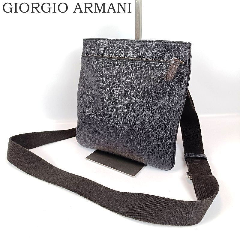 GIORGIO ARMANI ジョルジオアルマーニ ショルダーバッグ レザー 
