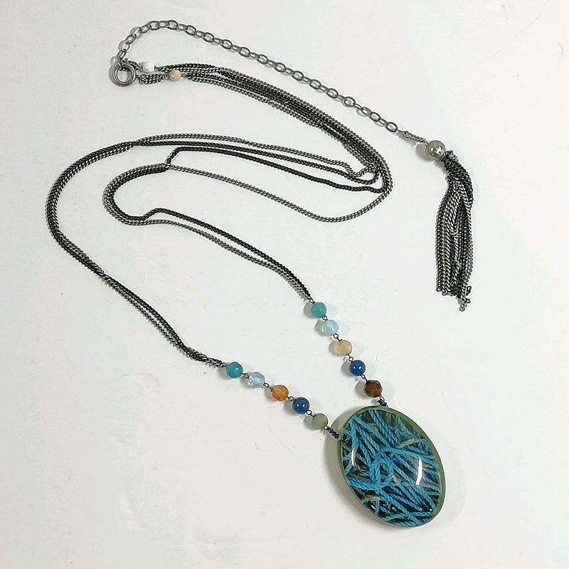 ドナテラペリーニ*天然石　ネックレス　グリーン系 ドナテラペリーニ*天然石 ネックレス グリーン系