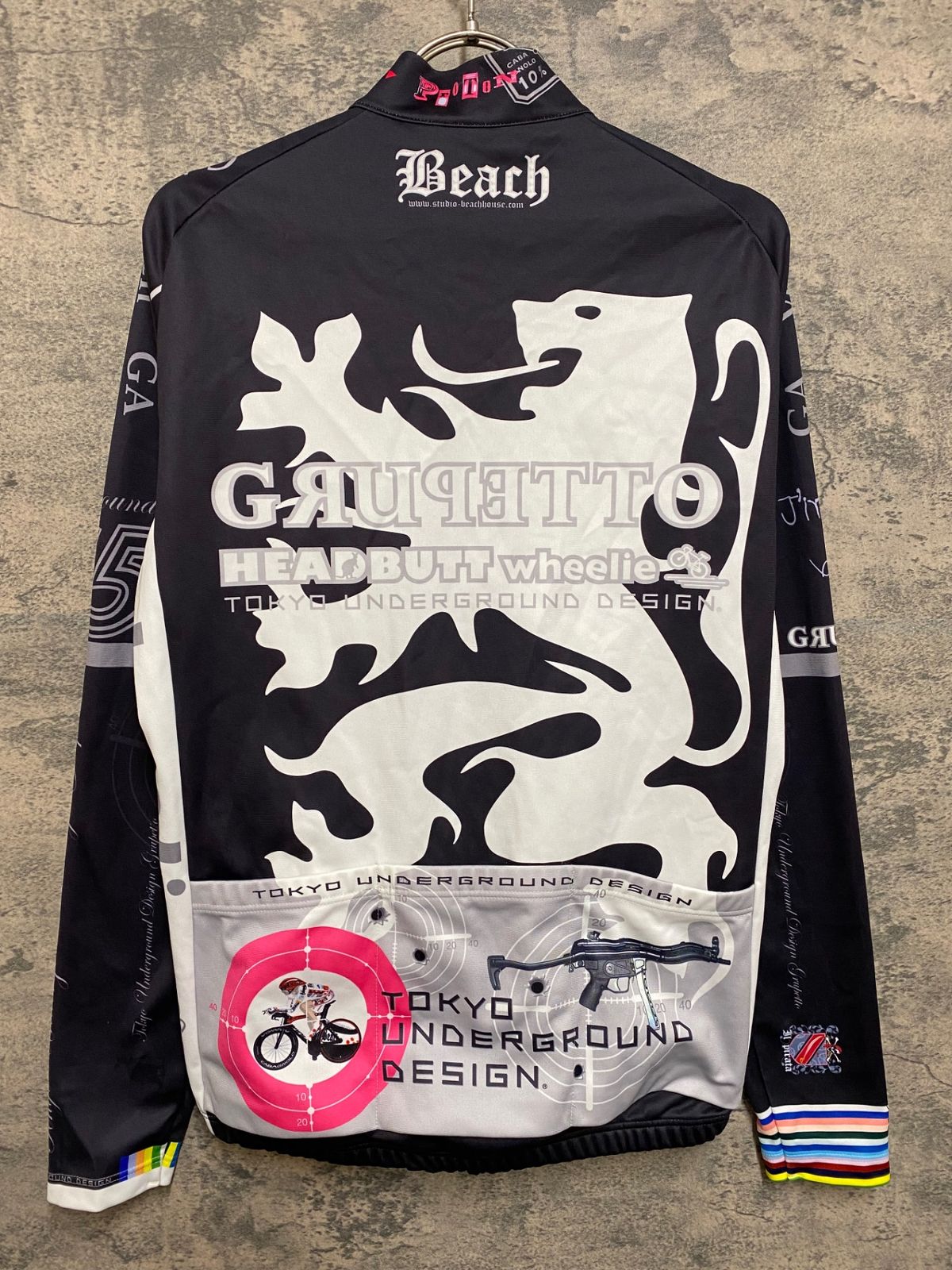 JR192 パンダーニ pandani 長袖サイクルジャージ 黒 M 裏起毛 - メルカリ