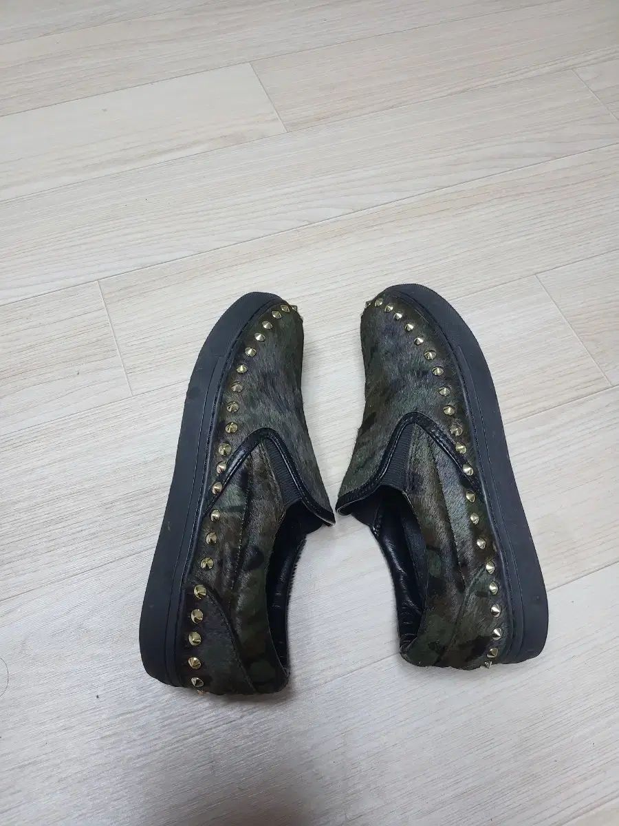  BONNIE シューコンマボニー カーフレザー スリッポン レディース 375 240 フラットシューズ バレエシューズ パンプス