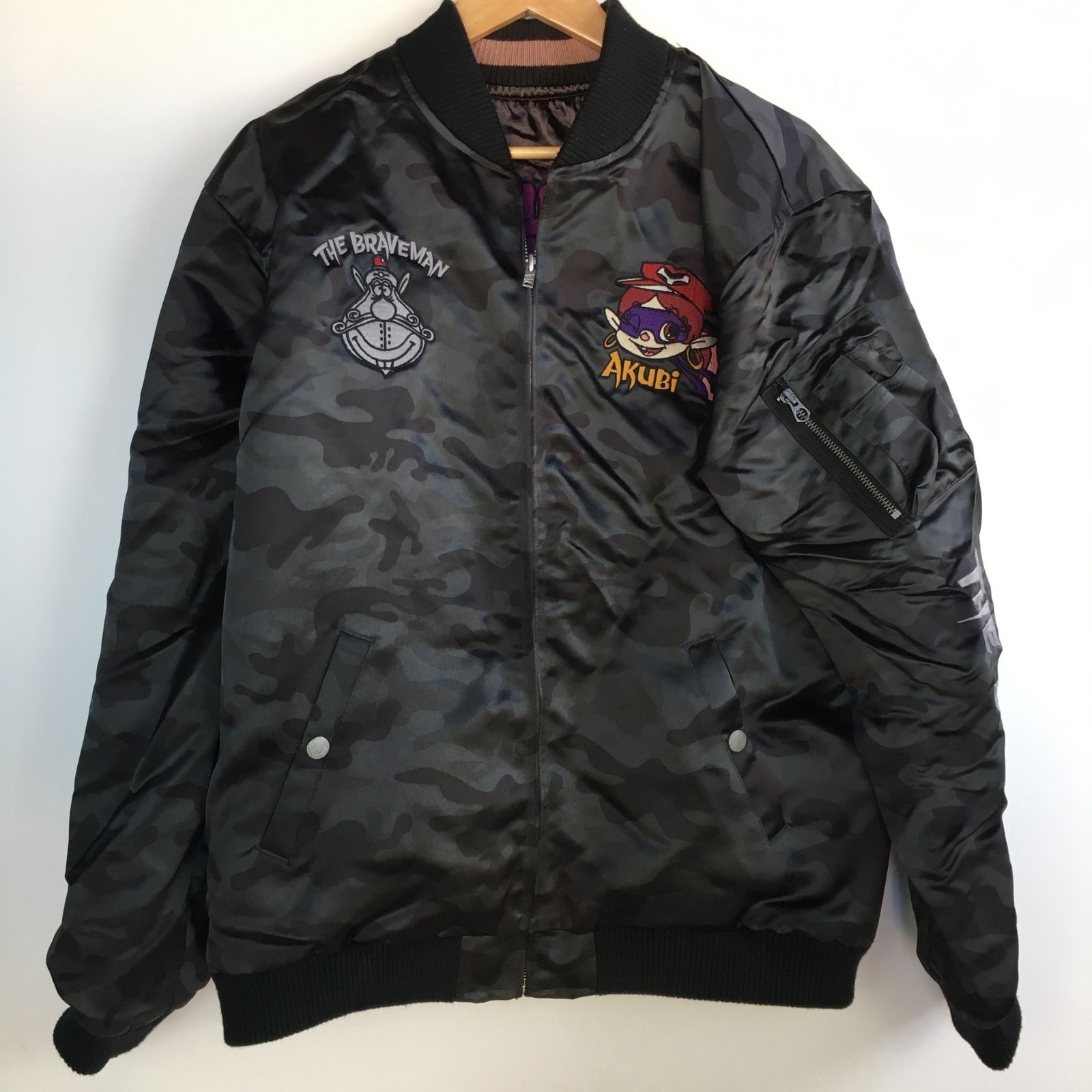 The BRAVE-MAN/ブレイブマン ミリタリージャケット ハクション大魔王 The BRAVE-MAN/ブレイブマン ミリタリージャケット ハクション大魔王