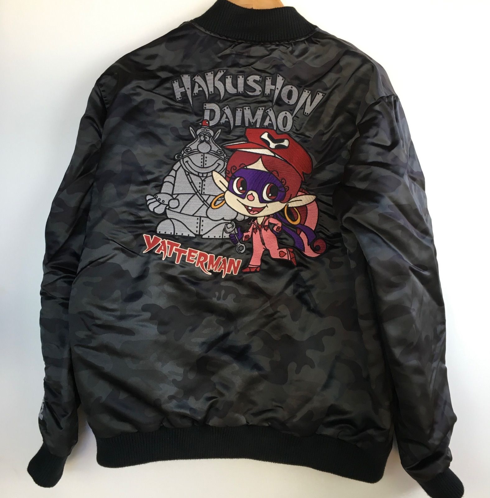 希少 THE BRAVEMAN ヤッターマン ハクション大魔王 スカジャン メンズ