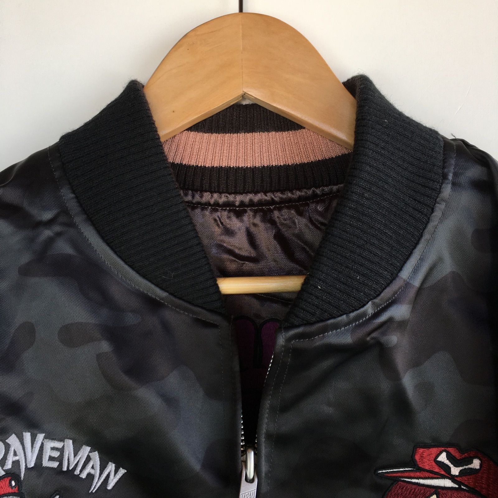 希少 THE BRAVEMAN ヤッターマン ハクション大魔王 スカジャン メンズ