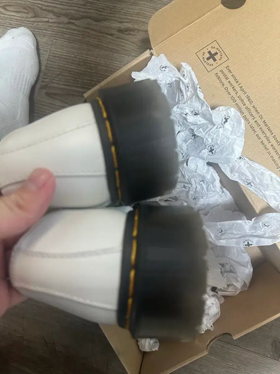  DR MARTENS ドクターマーチン 1461 ベックス 白 270 ローファー ブーツ 革靴