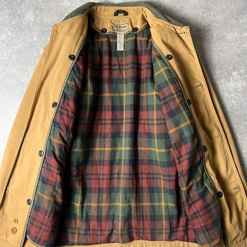 LLBean 脱着 中綿 ライナー コットン ハンティング ジャケット L / LL
