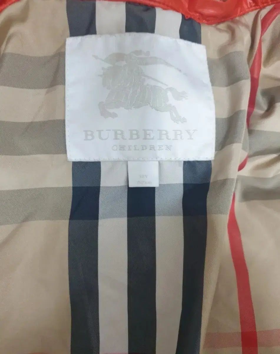  バーバリー キッズ オレンジ ダウン アウター その他 ジャケット ブルゾン