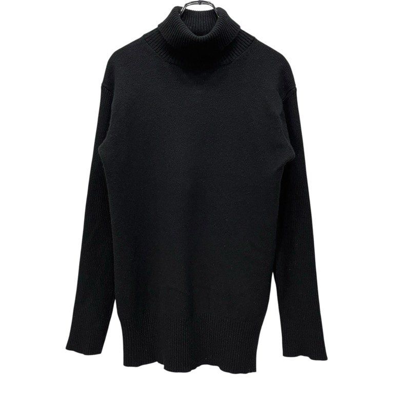 Y's for men 編地切替ウールタートルネックニットセーター ハイネック