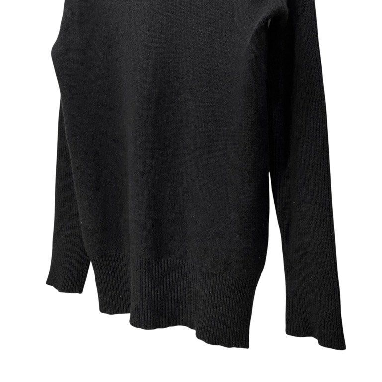 Y's for men 編地切替ウールタートルネックニットセーター ハイネック