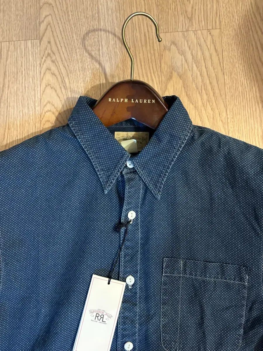 RRL Polka-dot Indigo シャツ S