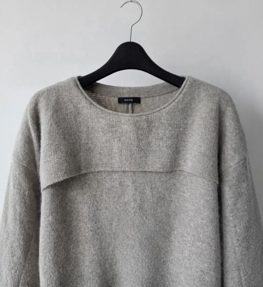 SYSTEMシステム アンゴラ-ウール ペプラム スタイル ニット-5566 40万円台 新制