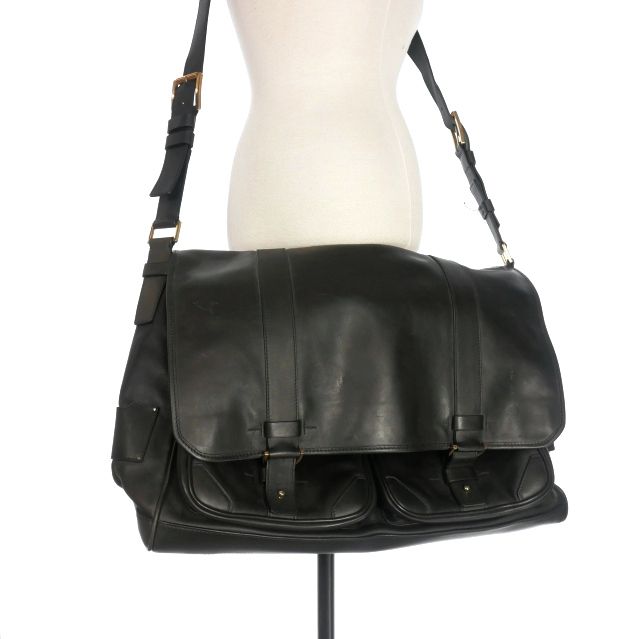 トムフォード TOM FORD レザーメッセンジャーバッグ ショルダー 鞄