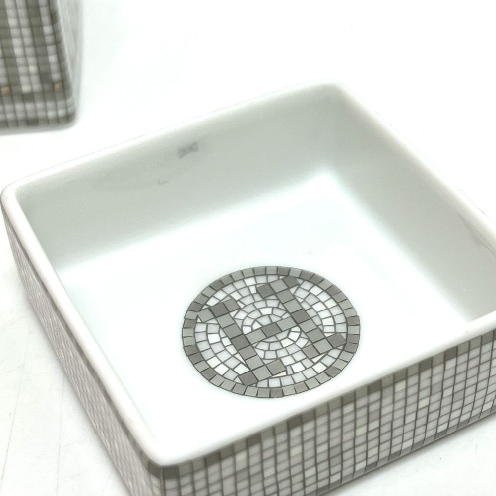 HERMES エルメス 雑貨 シュガーポット ボックス 〈モザイク 24