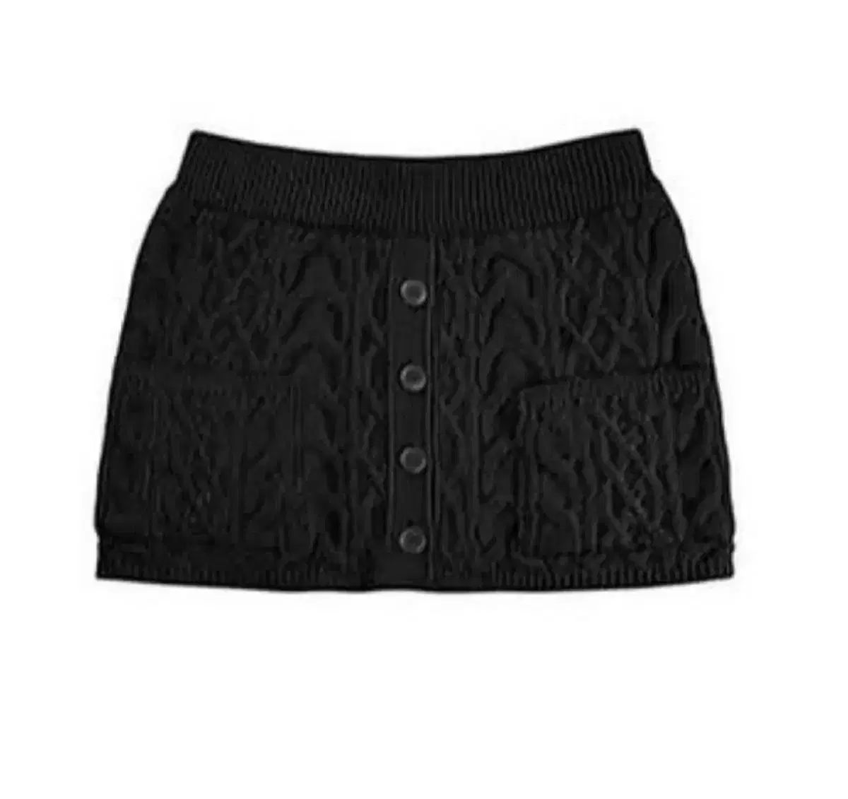 ヒルダ x ゴー ヒール ニット スカート ブラック